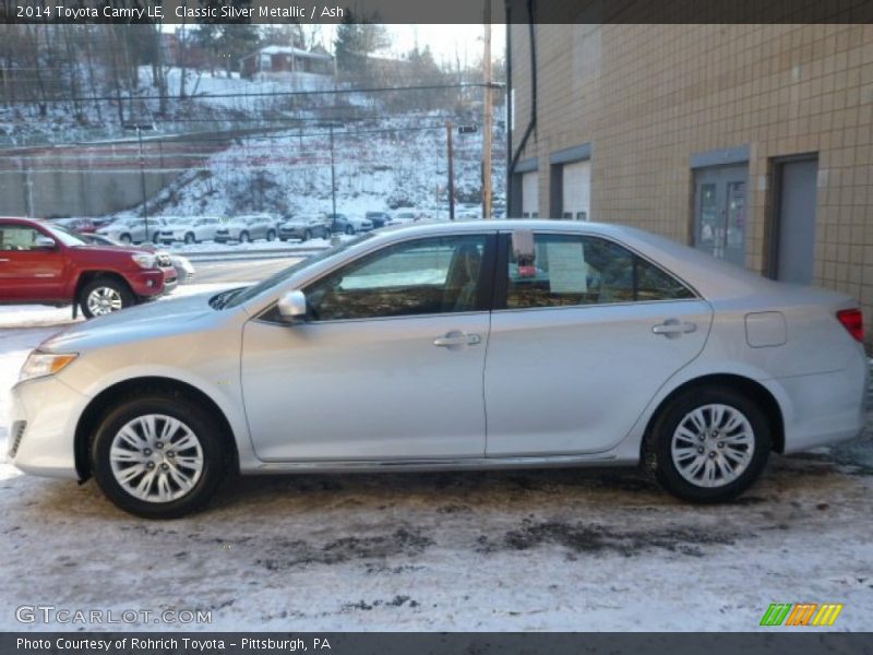 Classic Silver Metallic / Ash 2014 Toyota Camry LE