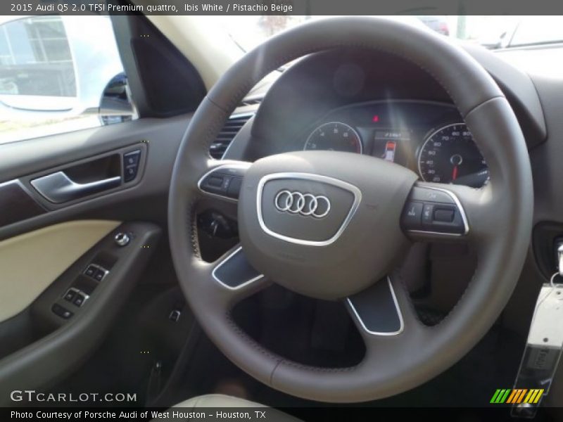 Ibis White / Pistachio Beige 2015 Audi Q5 2.0 TFSI Premium quattro