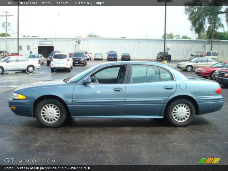 Titanium Blue Metallic / Taupe 2002 Buick LeSabre Custom