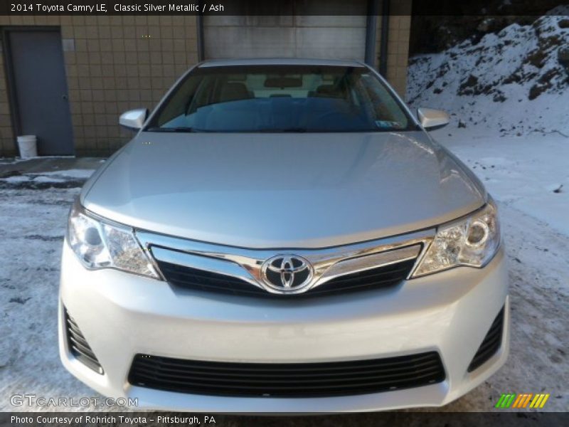 Classic Silver Metallic / Ash 2014 Toyota Camry LE