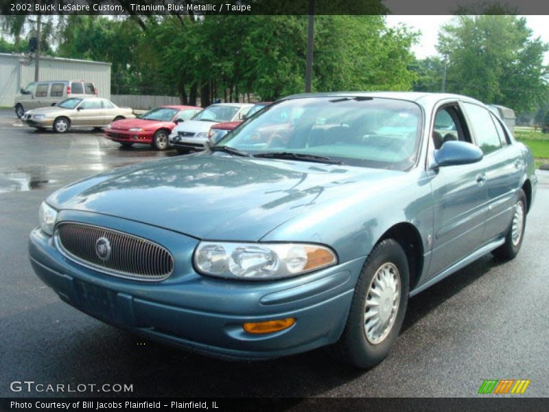 Titanium Blue Metallic / Taupe 2002 Buick LeSabre Custom