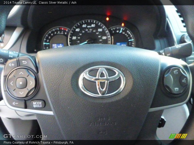 Classic Silver Metallic / Ash 2014 Toyota Camry LE