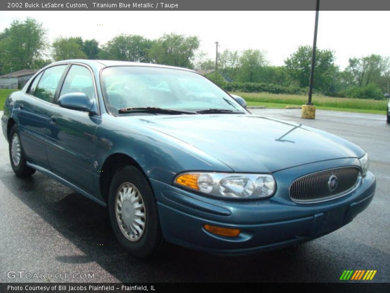 Titanium Blue Metallic / Taupe 2002 Buick LeSabre Custom