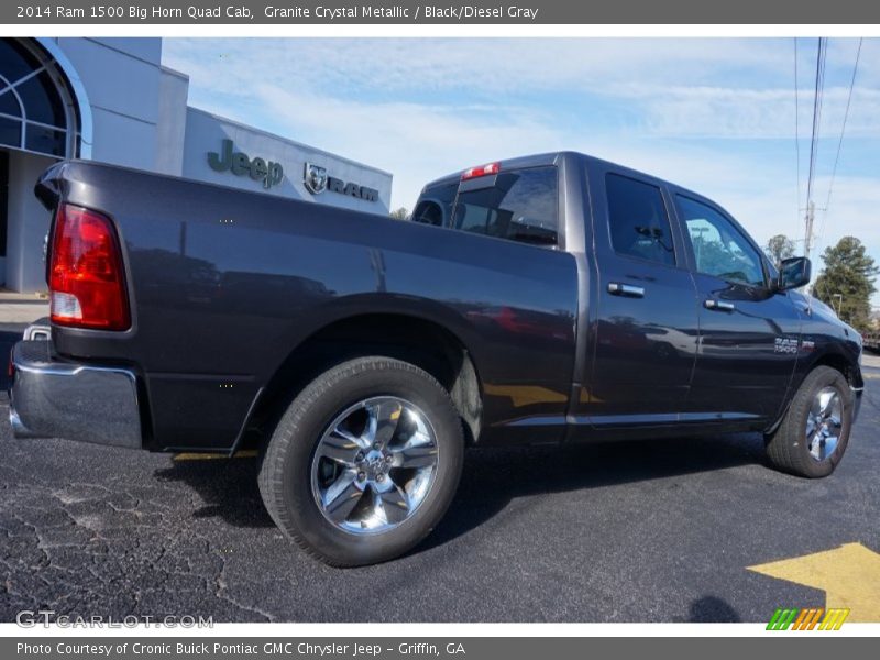 Granite Crystal Metallic / Black/Diesel Gray 2014 Ram 1500 Big Horn Quad Cab