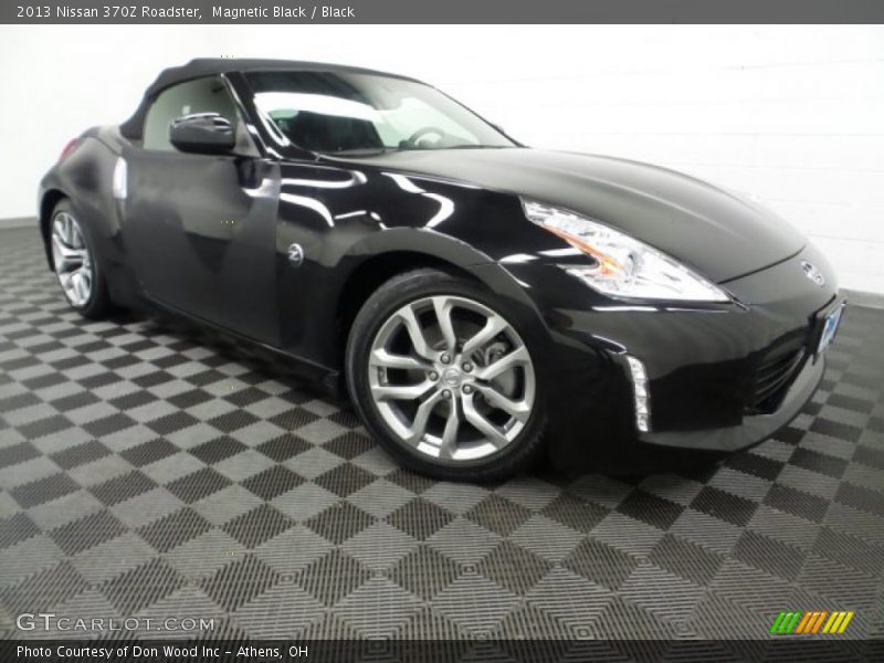 Magnetic Black / Black 2013 Nissan 370Z Roadster