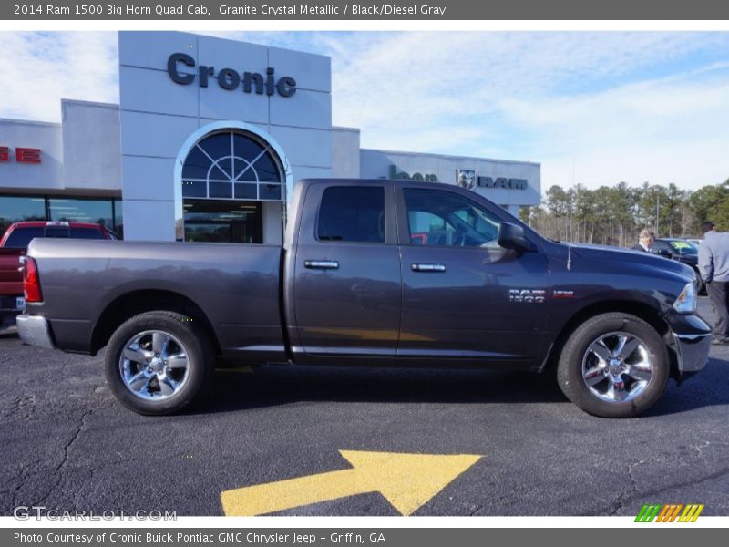 Granite Crystal Metallic / Black/Diesel Gray 2014 Ram 1500 Big Horn Quad Cab