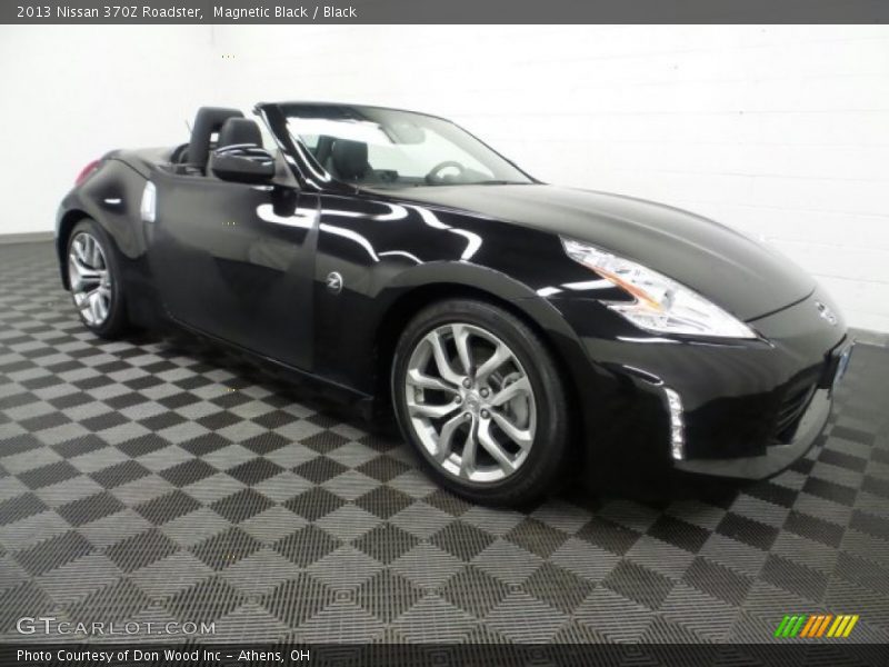 Magnetic Black / Black 2013 Nissan 370Z Roadster