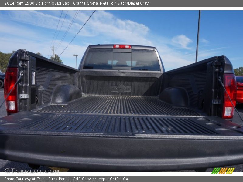 Granite Crystal Metallic / Black/Diesel Gray 2014 Ram 1500 Big Horn Quad Cab