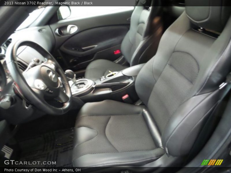 Magnetic Black / Black 2013 Nissan 370Z Roadster