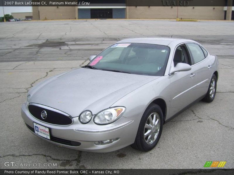 Platinum Metallic / Gray 2007 Buick LaCrosse CX