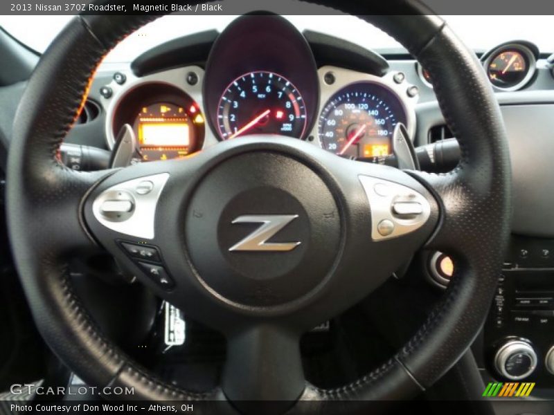 Magnetic Black / Black 2013 Nissan 370Z Roadster