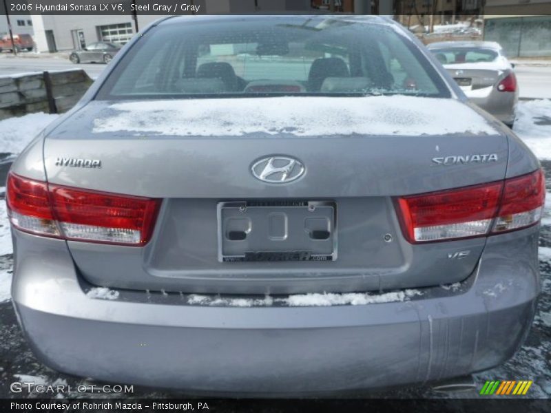 Steel Gray / Gray 2006 Hyundai Sonata LX V6