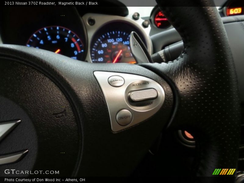 Magnetic Black / Black 2013 Nissan 370Z Roadster