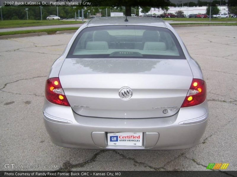 Platinum Metallic / Gray 2007 Buick LaCrosse CX