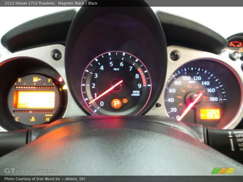 Magnetic Black / Black 2013 Nissan 370Z Roadster