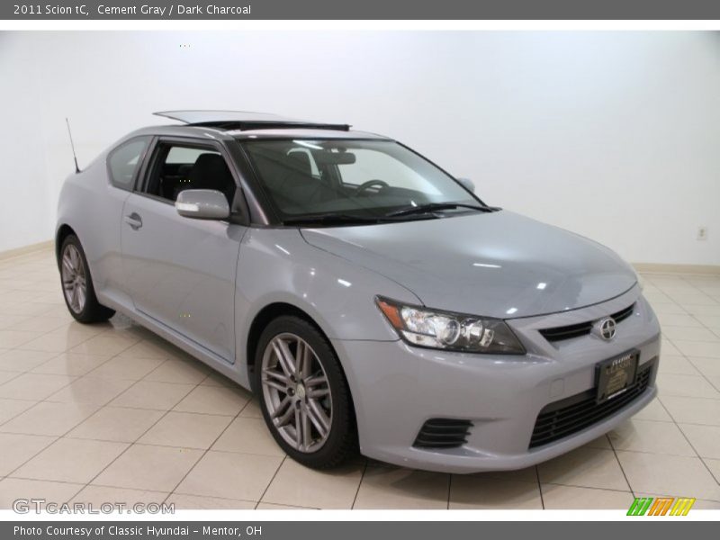 Cement Gray / Dark Charcoal 2011 Scion tC