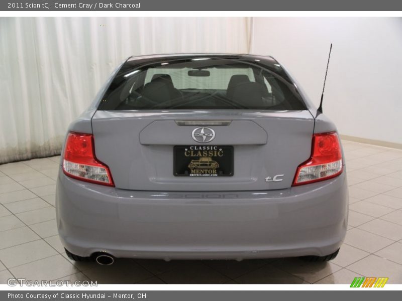 Cement Gray / Dark Charcoal 2011 Scion tC