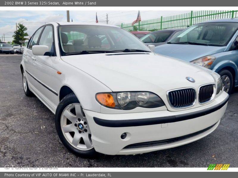 Alpine White / Sand 2002 BMW 3 Series 325i Sedan