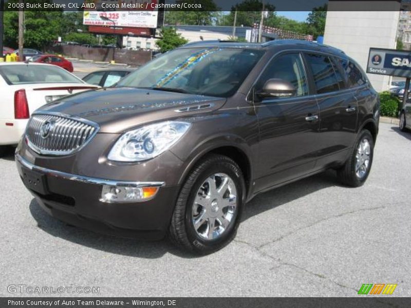 Cocoa Metallic / Cashmere/Cocoa 2008 Buick Enclave CXL AWD