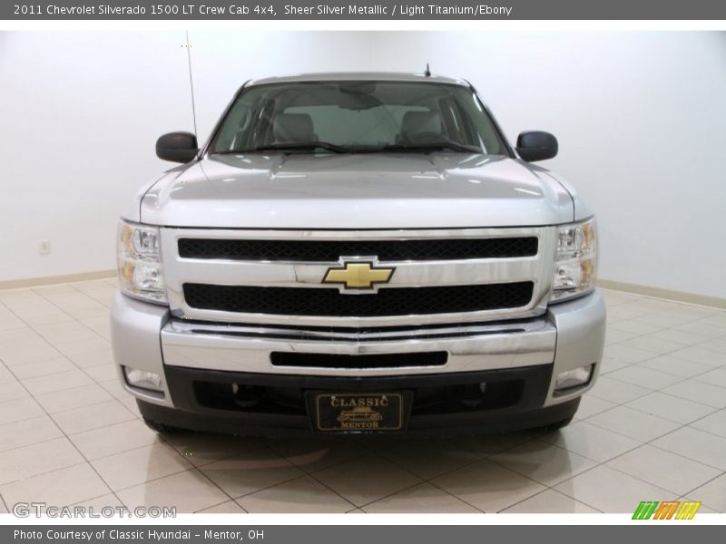 Sheer Silver Metallic / Light Titanium/Ebony 2011 Chevrolet Silverado 1500 LT Crew Cab 4x4