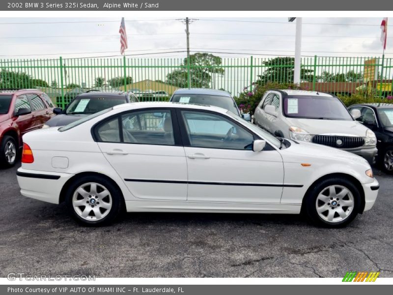  2002 3 Series 325i Sedan Alpine White