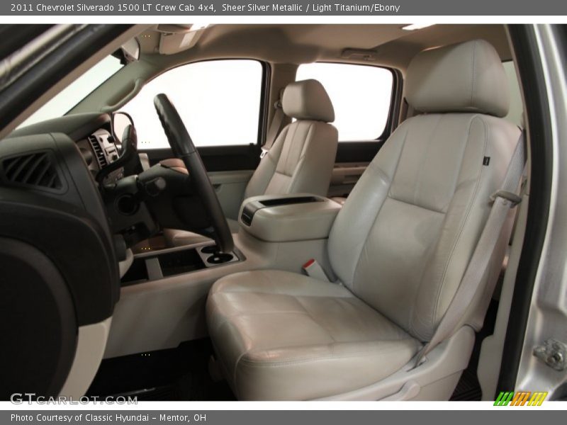 Sheer Silver Metallic / Light Titanium/Ebony 2011 Chevrolet Silverado 1500 LT Crew Cab 4x4