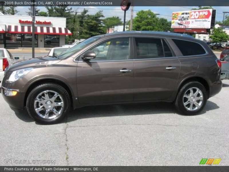 Cocoa Metallic / Cashmere/Cocoa 2008 Buick Enclave CXL AWD