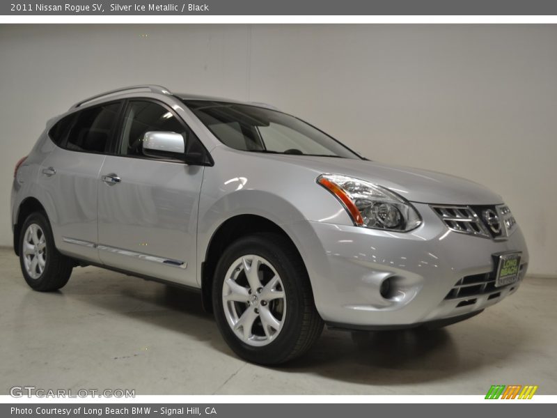 Silver Ice Metallic / Black 2011 Nissan Rogue SV