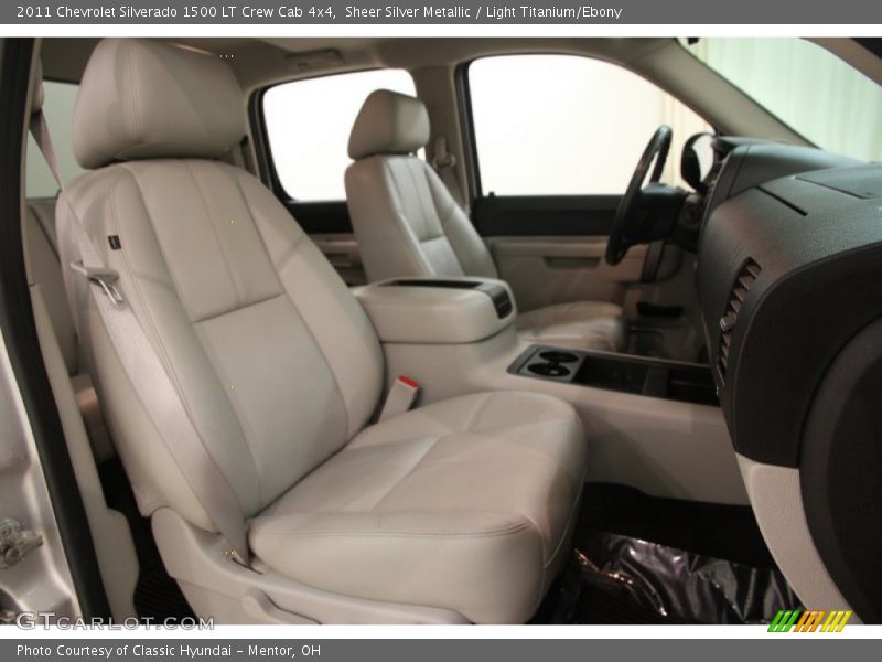 Sheer Silver Metallic / Light Titanium/Ebony 2011 Chevrolet Silverado 1500 LT Crew Cab 4x4
