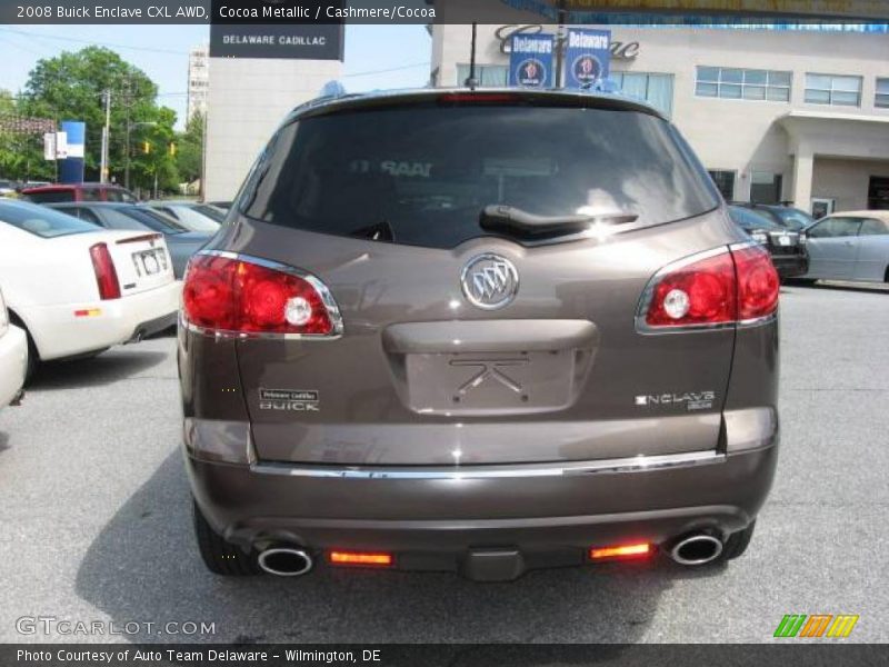 Cocoa Metallic / Cashmere/Cocoa 2008 Buick Enclave CXL AWD
