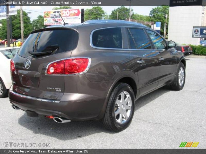 Cocoa Metallic / Cashmere/Cocoa 2008 Buick Enclave CXL AWD