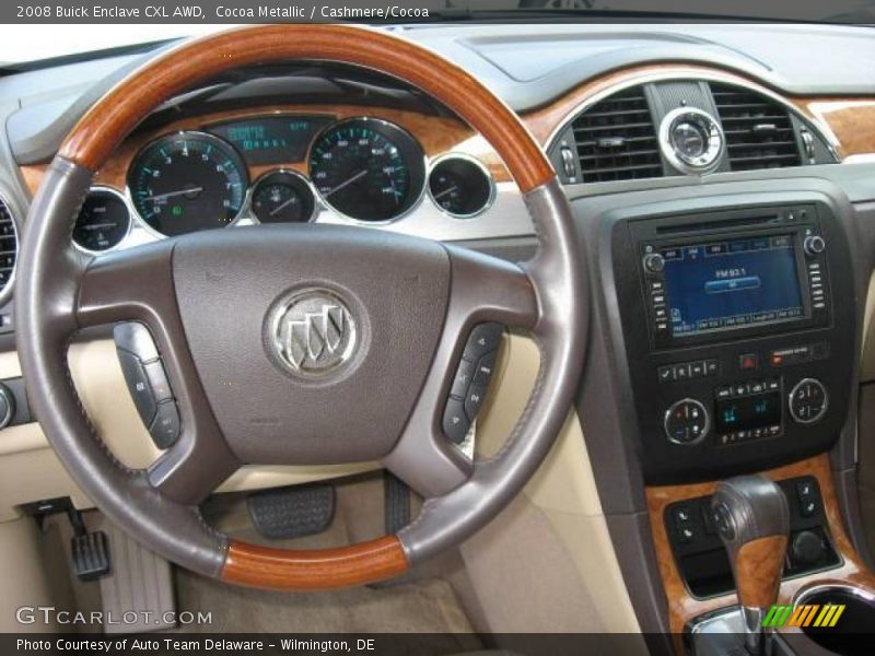 Cocoa Metallic / Cashmere/Cocoa 2008 Buick Enclave CXL AWD
