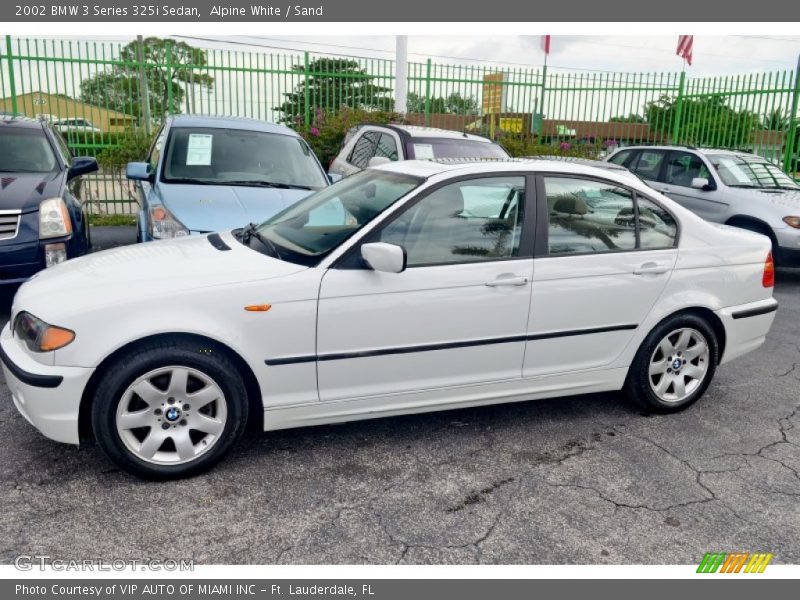 Alpine White / Sand 2002 BMW 3 Series 325i Sedan
