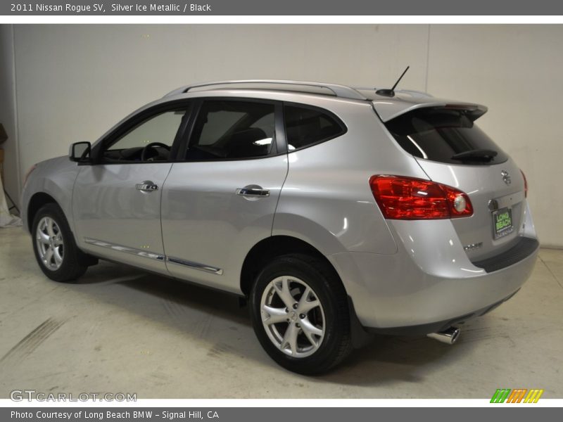 Silver Ice Metallic / Black 2011 Nissan Rogue SV