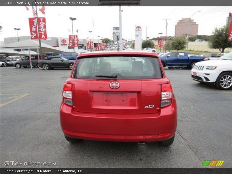 Barcelona Red Metallic / Charcoal 2010 Scion xD