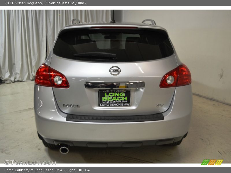 Silver Ice Metallic / Black 2011 Nissan Rogue SV