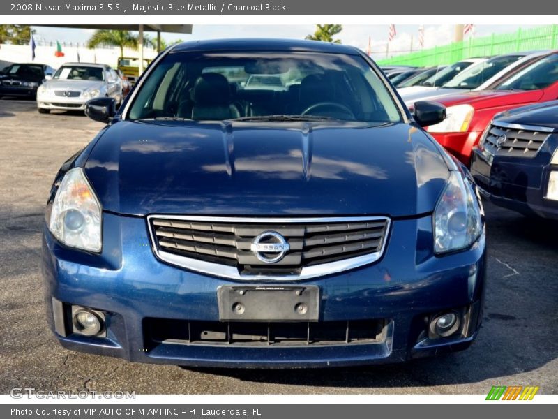 Majestic Blue Metallic / Charcoal Black 2008 Nissan Maxima 3.5 SL