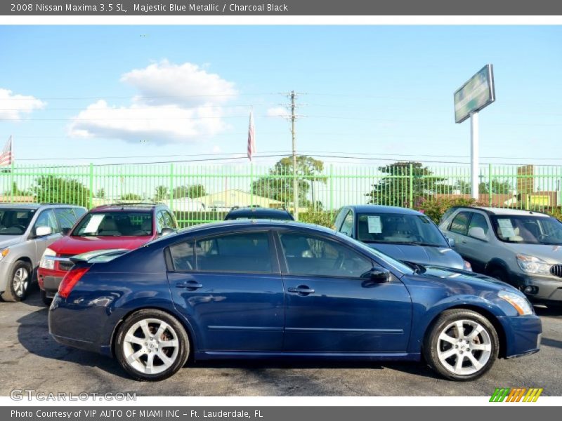 Majestic Blue Metallic / Charcoal Black 2008 Nissan Maxima 3.5 SL