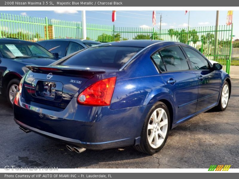 Majestic Blue Metallic / Charcoal Black 2008 Nissan Maxima 3.5 SL