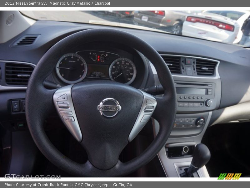 Magnetic Gray Metallic / Charcoal 2013 Nissan Sentra SV
