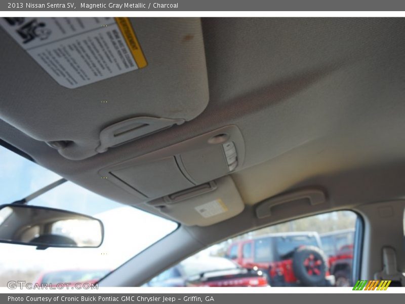 Magnetic Gray Metallic / Charcoal 2013 Nissan Sentra SV