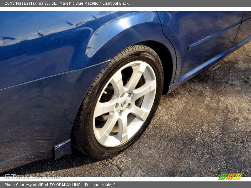 Majestic Blue Metallic / Charcoal Black 2008 Nissan Maxima 3.5 SL