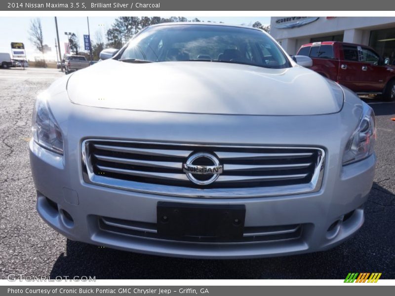 Brilliant Silver / Charcoal 2014 Nissan Maxima 3.5 S