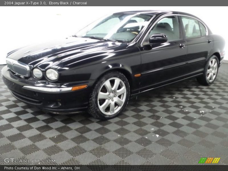 Ebony Black / Charcoal 2004 Jaguar X-Type 3.0