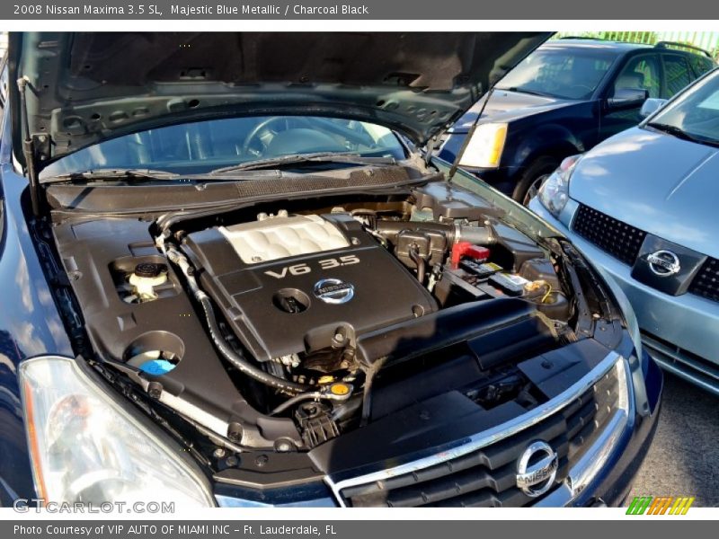 Majestic Blue Metallic / Charcoal Black 2008 Nissan Maxima 3.5 SL