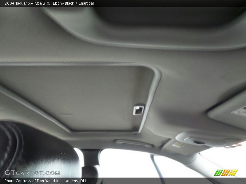 Ebony Black / Charcoal 2004 Jaguar X-Type 3.0
