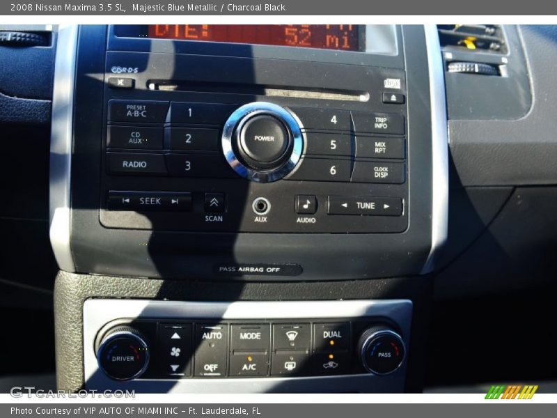 Majestic Blue Metallic / Charcoal Black 2008 Nissan Maxima 3.5 SL