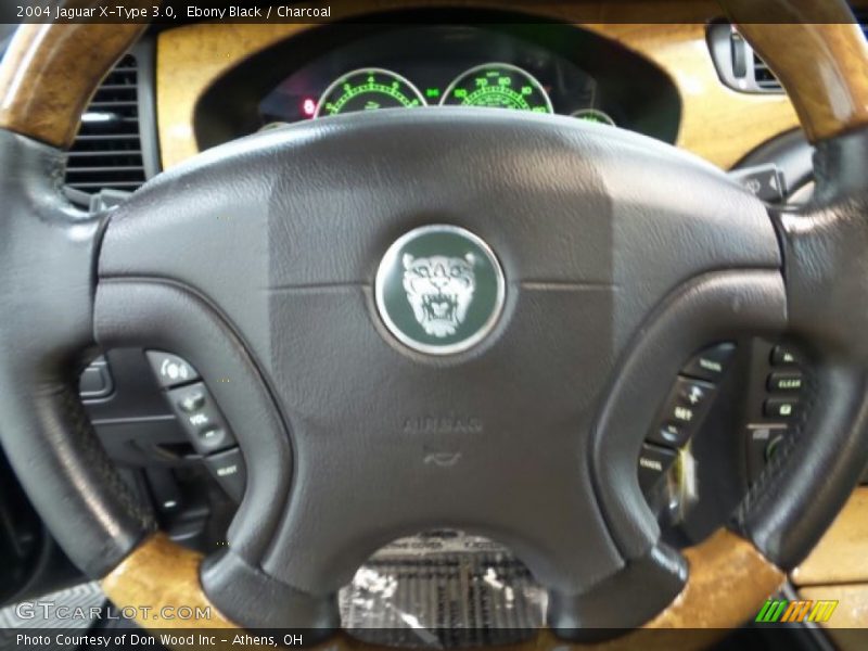 Ebony Black / Charcoal 2004 Jaguar X-Type 3.0