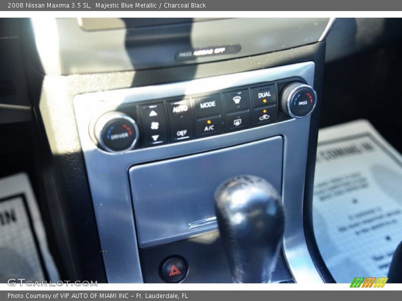 Majestic Blue Metallic / Charcoal Black 2008 Nissan Maxima 3.5 SL