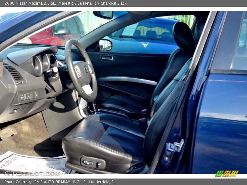 Majestic Blue Metallic / Charcoal Black 2008 Nissan Maxima 3.5 SL